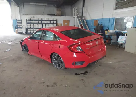 2020 Honda Civic Sport from USA, damaged, VIN 2HGFC2F84LH543170